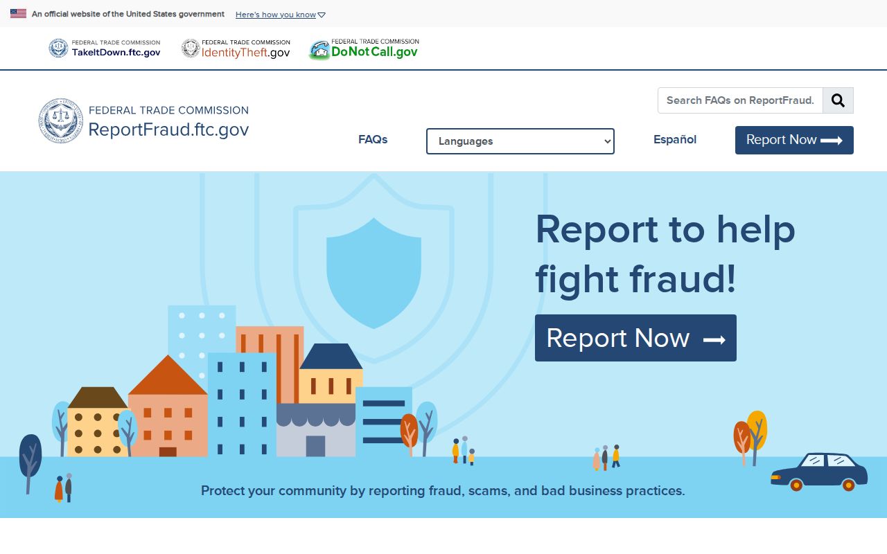 Orange neighbors FTC fraud reporting